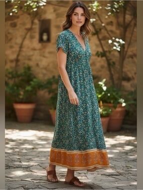 natural life bailey maxi dress NATURAL LIFE | Dresses | Natural Life Bailey Embroidered Chambray Maxi Dress